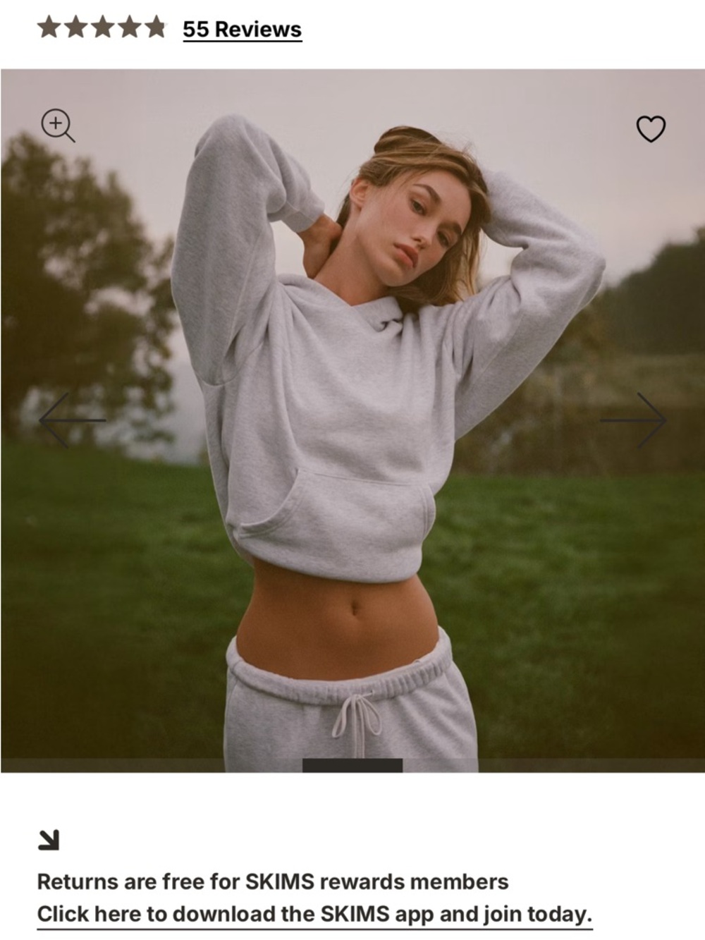 Skims hoodie